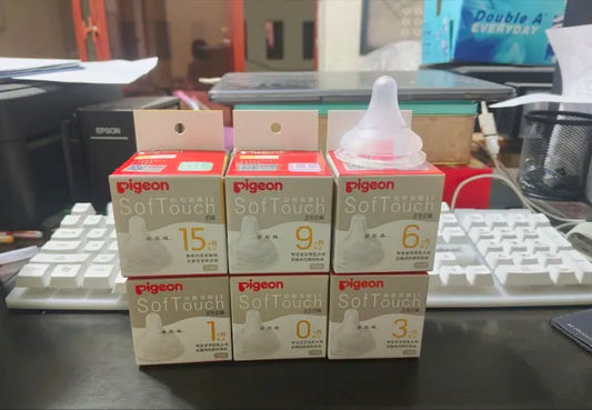 BA1ក្បាល់មឹមដបទឹកដោះគោPigeon កធំ ជ័រសុីលីកូន ទន់ល្អ