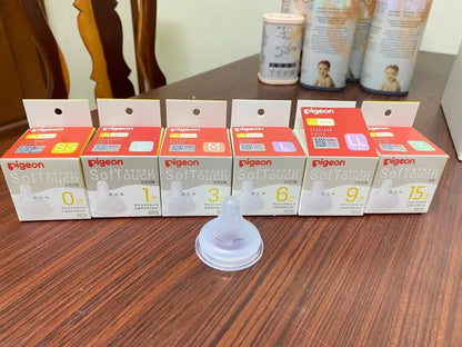 BA1ក្បាល់មឹមដបទឹកដោះគោPigeon កធំ ជ័រសុីលីកូន ទន់ល្អ